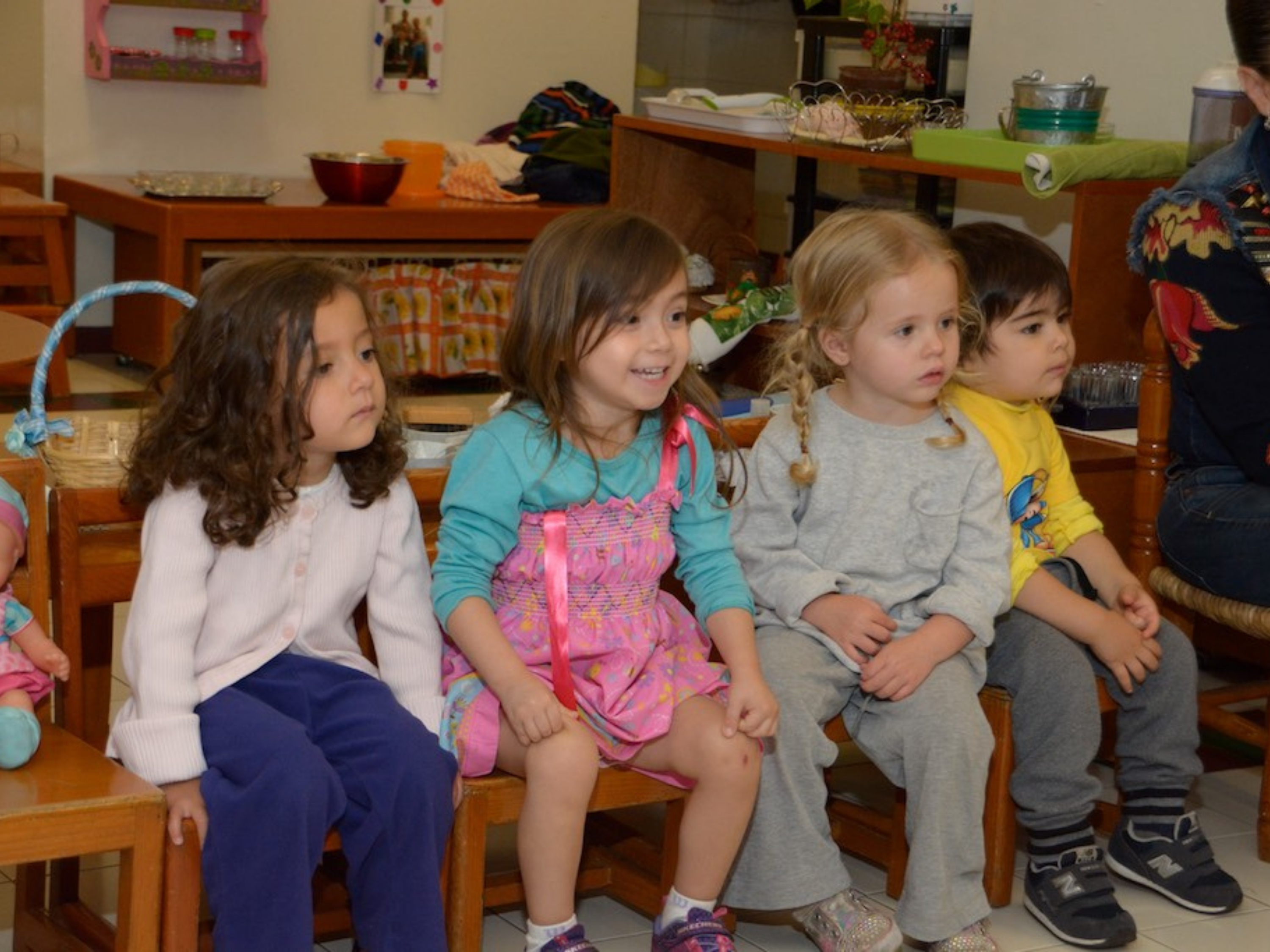 Vida cotidiana de los niños en Montessori de la Condesa